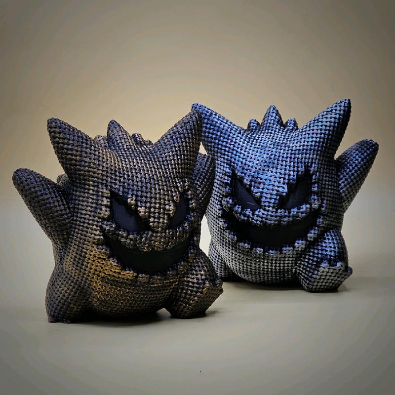 Halloween Gengar Burlap Sack 3d Printed Statue Figurine