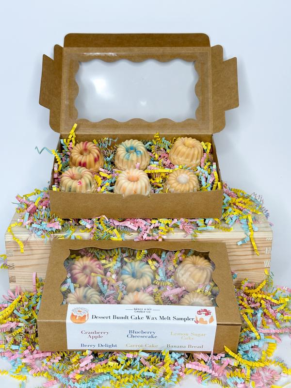 Bundt Cake Wax Melt Sampler Box