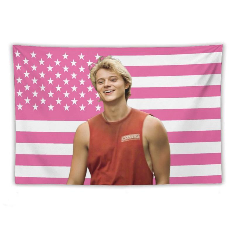 JJ Tapestry Star Maybank Tapestry Flag Poster Dormitory Living Room Bedroom Interesting National Flag Indoor And Outdoor Decoration Wall Aesthetic Art Home Decoration Supplies Merch