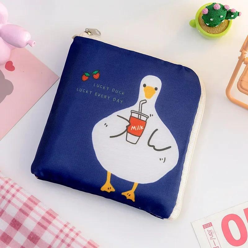 Cute Large Capacity Sanitary Napkin Storage Bags Cartoon Rabbit Bear Girls Physiological Period Tampon Organiser Bag Mini Bag