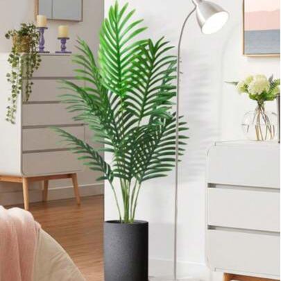 90cm-120cm Large Artificial Palm Tree, Simulated Green Plants, Plastic Turtle Back Bamboo, Large Leaf Schefflera,Tropical Fake Iron Tree,suitable For Home,Office, Party, Outdoor Decoration,FakePlants,Fall Decor,Room,Desk,Garden Decor,Room Decoration Stuff