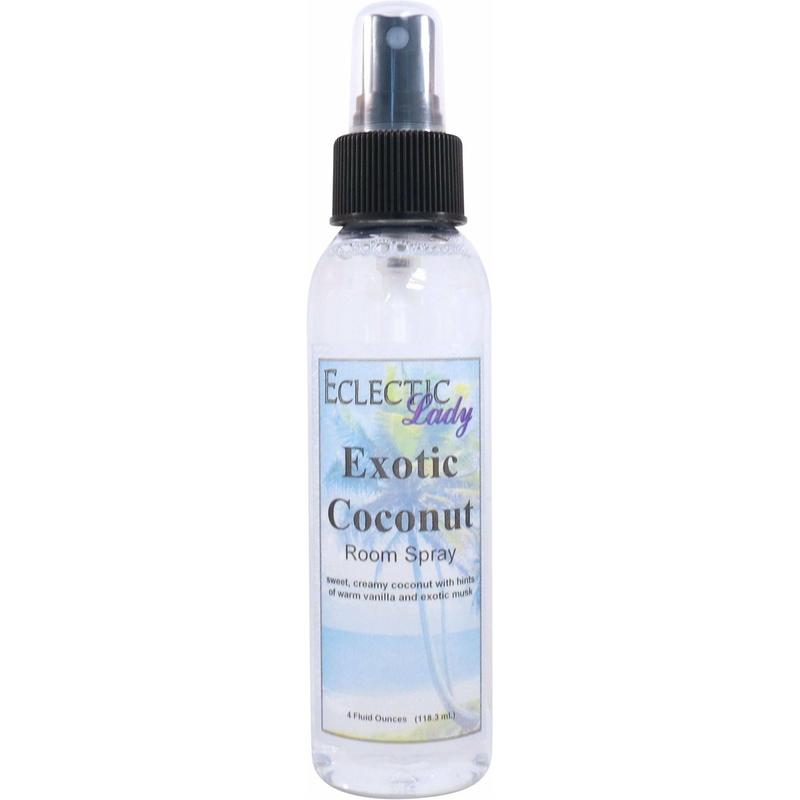 Exotic Coconut Room Spray - Fragrant Aromatic Room Mist For Home, Room, Office Fragrance Scented Scent