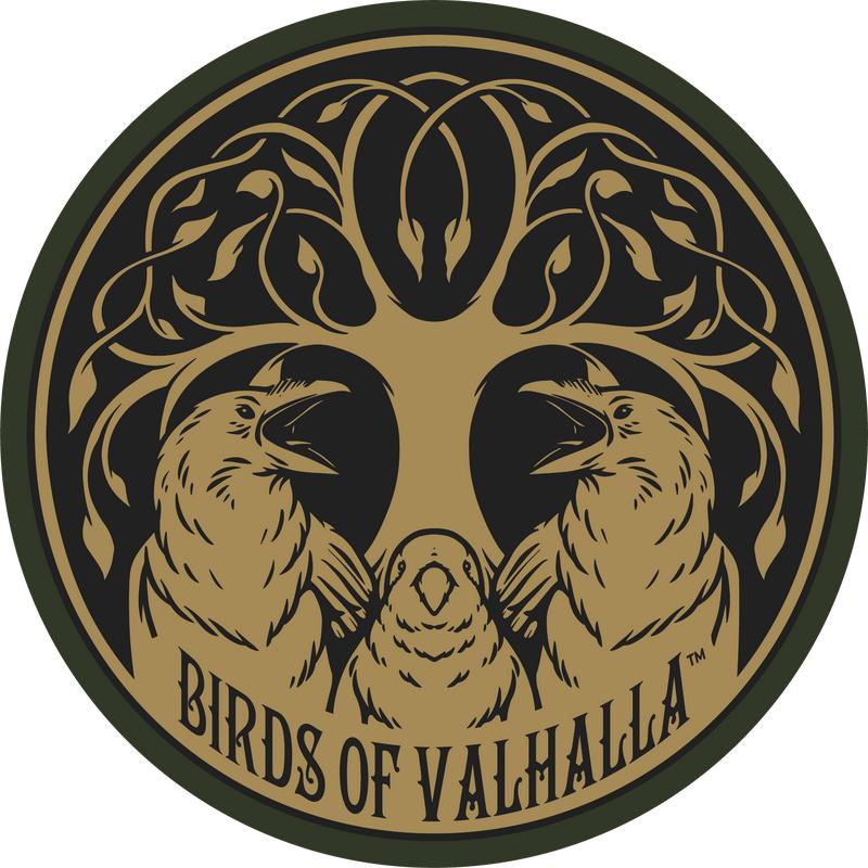 Sticker, 4x4 Birds of Valhalla Logo