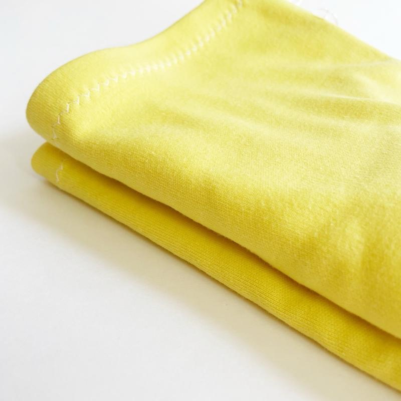 T-shirt Hair Towel, Curly Hair Plopping Towel, Handmade Cotton Lightweight Gift Traditional, Yellow