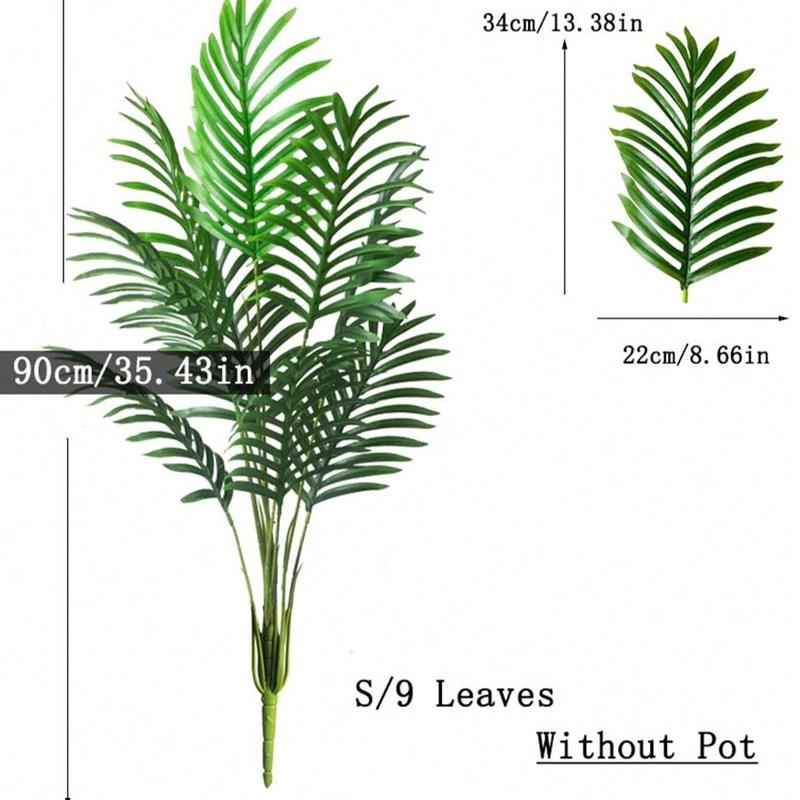 90cm-120cm Large Artificial Palm Tree, Simulated Green Plants, Plastic Turtle Back Bamboo, Large Leaf Schefflera,Tropical Fake Iron Tree,suitable For Home,Office, Party, Outdoor Decoration,FakePlants,Fall Decor,Room,Desk,Garden Decor,Room Decoration Stuff