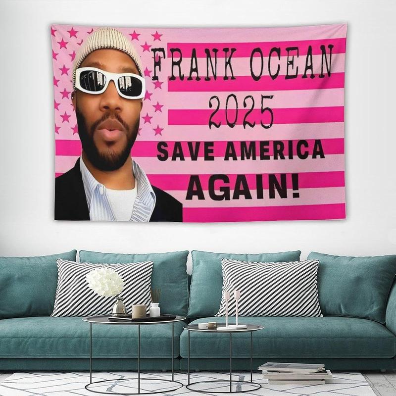 Frank Singer 2025 Flag Tapestry Fun Pink United States Flag Tapestry Tapestry Dormitory Background Room Decoration Bedroom Home Decor (40 X 60 Inches)