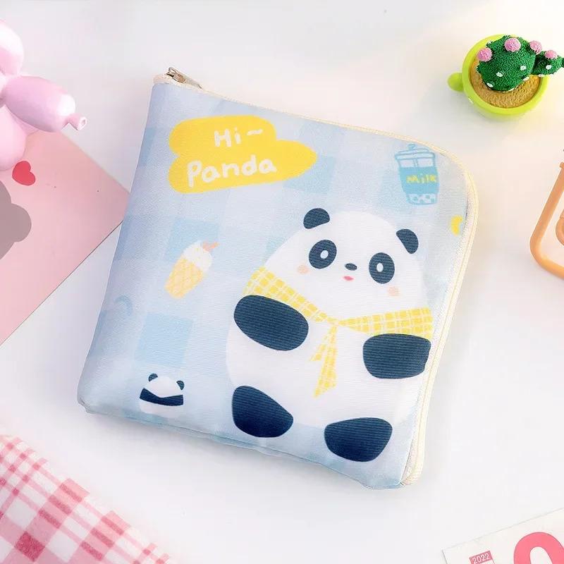 Cute Large Capacity Sanitary Napkin Storage Bags Cartoon Rabbit Bear Girls Physiological Period Tampon Organiser Bag Mini Bag