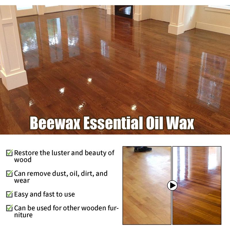 Beewax Floor Cleaner- Home Wooden and Furniture Polish and Clean Spray,Household Floor Essential Oil Wax,Smooth Light Protection