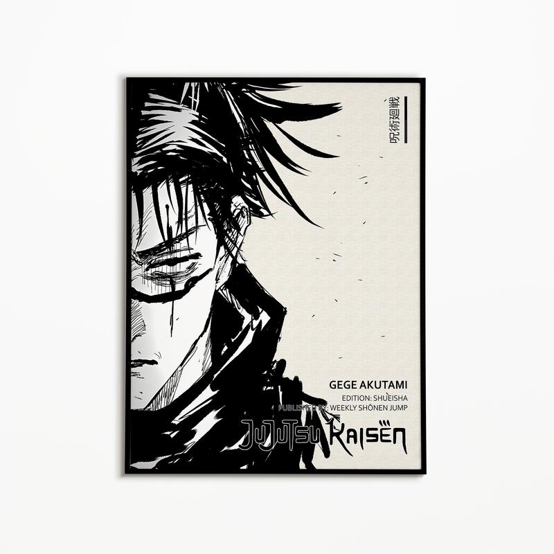 Ctc Choso Jujutsu Kaisen JJK Anime Artwork Print Wall Home Decor, Manga Poster, Christmas Gift Minimalist Vintage Aesthetic For Anime Fan