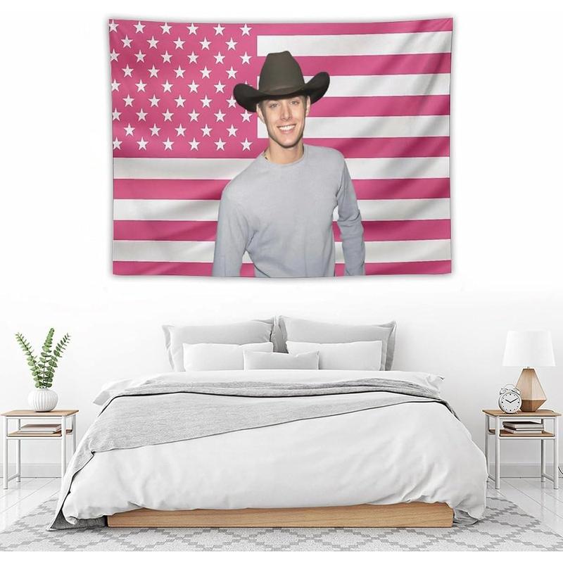 American Star Tapestry Jensen Flag Tapestry Suitable for College Dormitory Cave Bedroom Living Room Office Party Decoration Fans Gift, Ackles