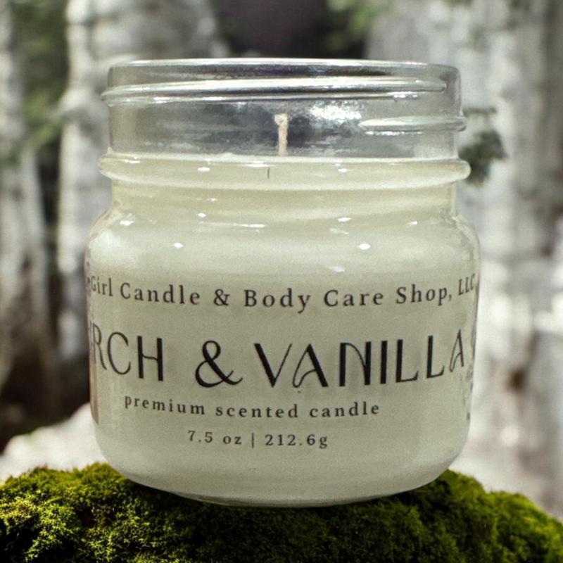 Birch & Vanilla Collection - candles & soap