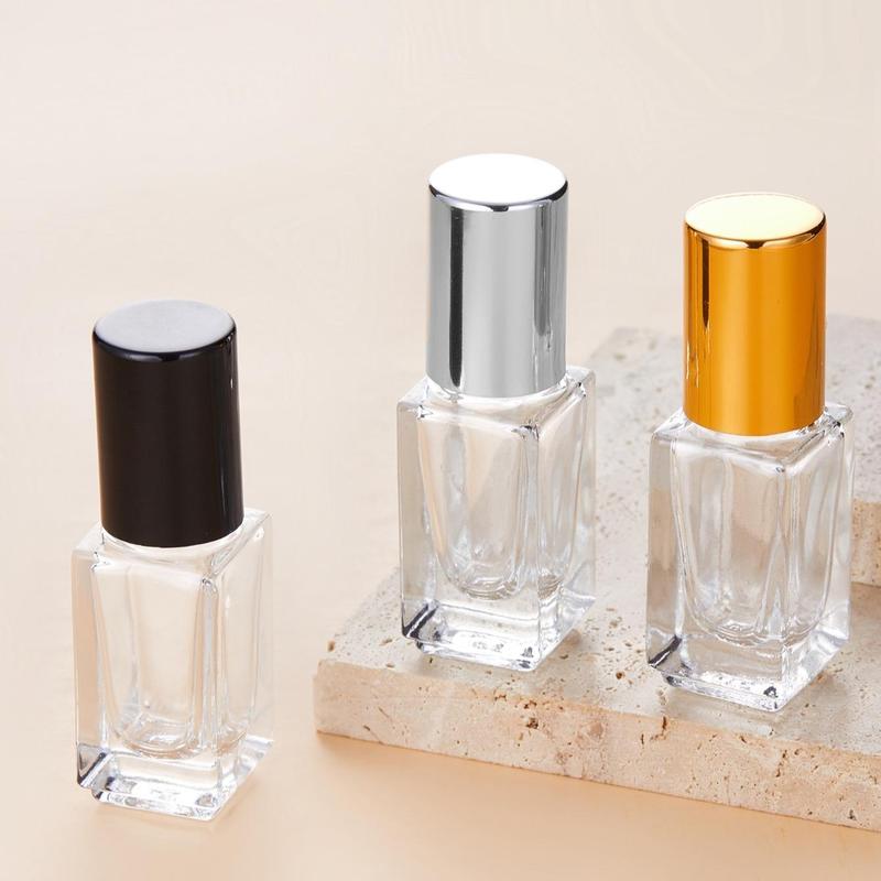 3pcs Empty Glass Perfume Roller Bottle, Portable Refillable Perfume Spray Bottle, Multipurpose Mist Spray Bottle, Makeup Supplies For Home Outdoor Travel, Multi-use Organiser for Perfume Essential Oil