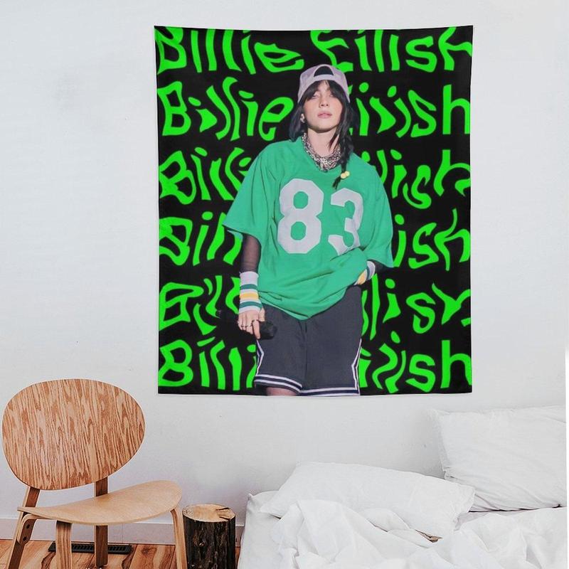 Bil--lie Tapestries in Various Sizes for Fans – Perfect for Concerts, Home Decor, Events, and Adding a Vibrant Touch to Any Space