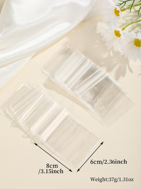 Simple Clear Jewelry Storage Bag, 20pcs Basic Jewelry Storage Box Ziplock Bag for Women & Girls, Jewelry Organizer for Daily Use, Jewelry Not Included