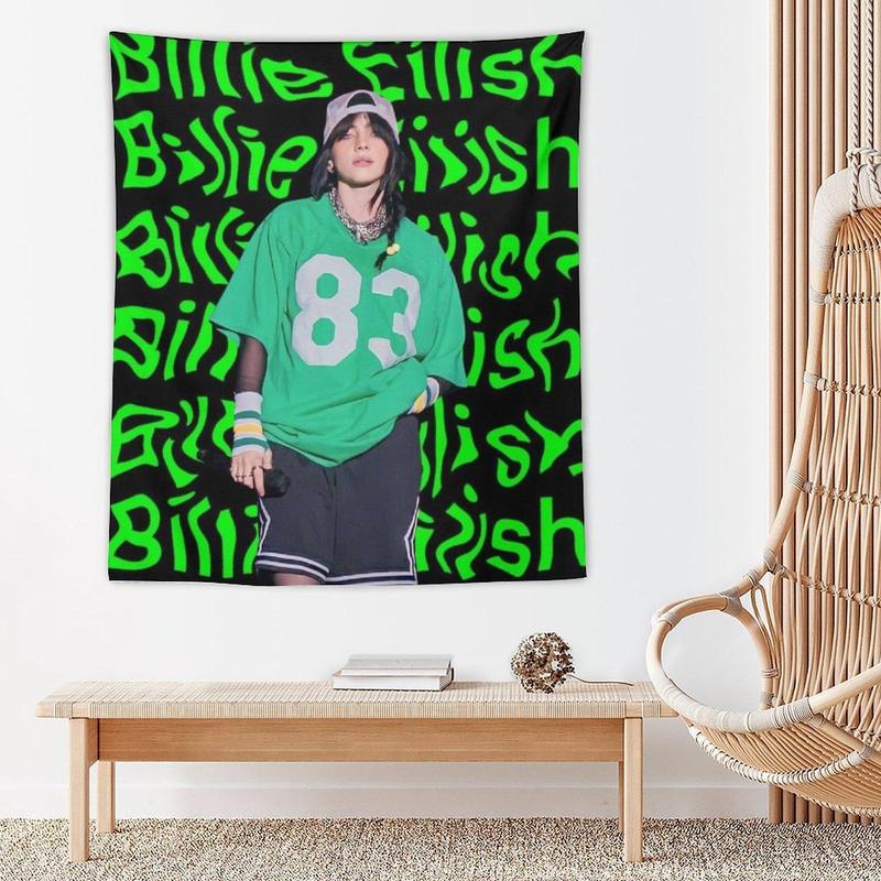 Bil--lie Tapestries in Various Sizes for Fans – Perfect for Concerts, Home Decor, Events, and Adding a Vibrant Touch to Any Space