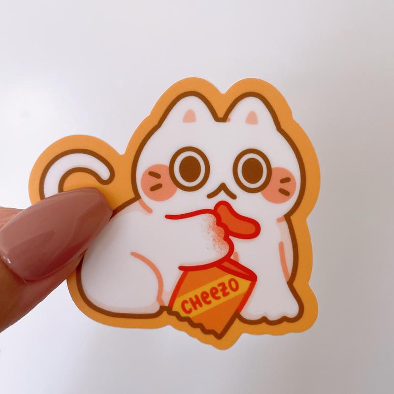 Cute Cat Heavy Duty Waterproof Vinyl Stickers - Vol 3