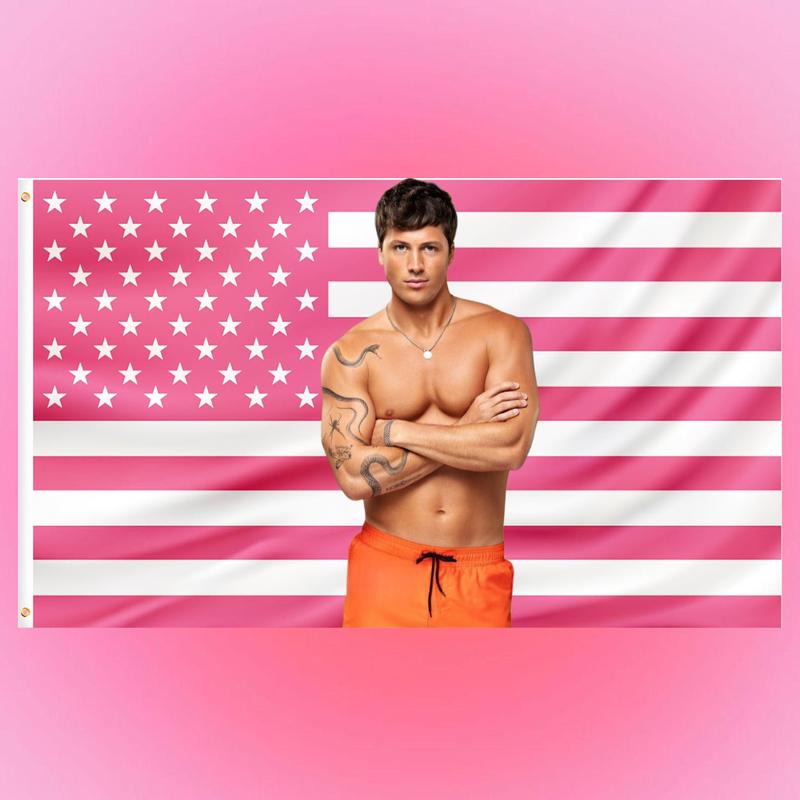 Rob Rausch Love Island Season 6 American Tapestry Flag, 3x5ft Flag Decor Gift