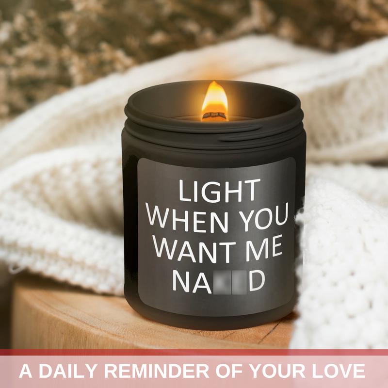 Anniversary, Birthday Gifts for Him, Her, Husband, Boyfriend, Wife, Girlfriend - Boyfriend Gifts, Husband Gifts - I Love You Gifts for Him - Scented Candle