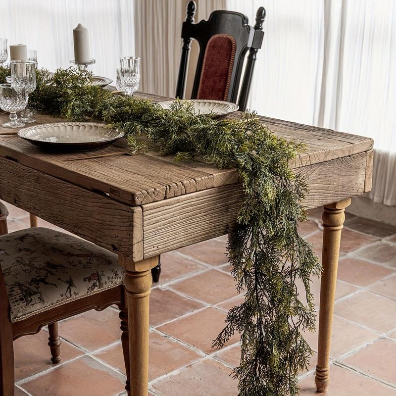 Artificial Pine Branches, 190cm 72-head Pine Branches, Indoor Door Hanging Decoration, Home Decoration for Living Room Bedroom Dining Room