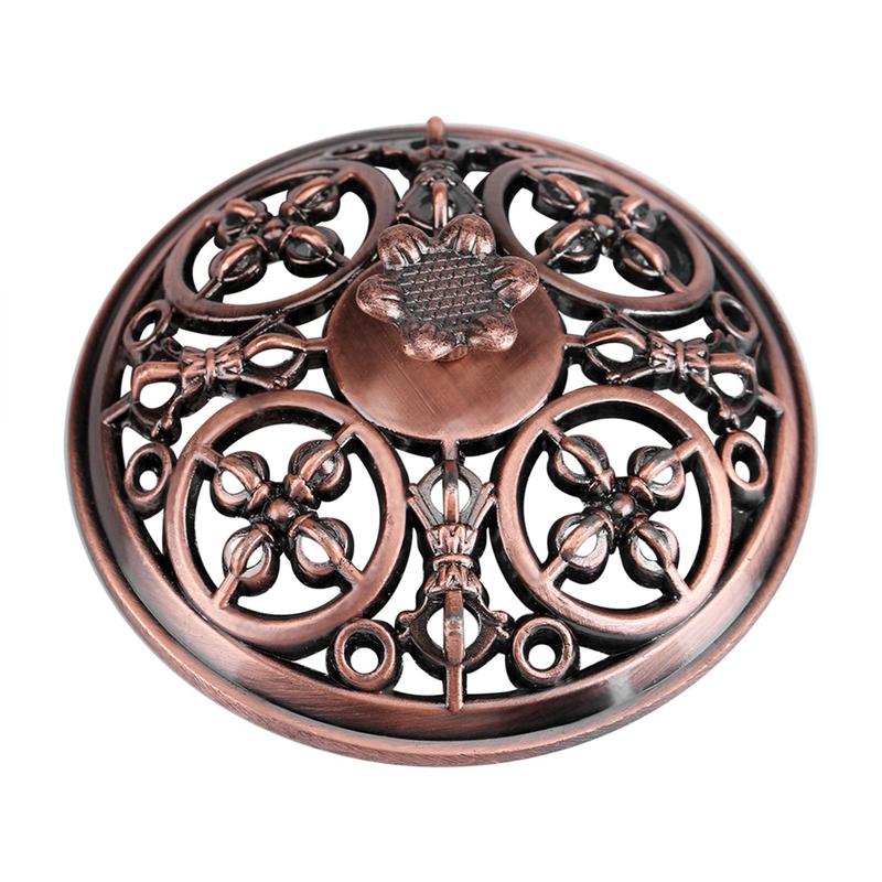 1Pc Vintage Lotus Shape Alloy Incense Burner Holder Tool Home Decoration Hot