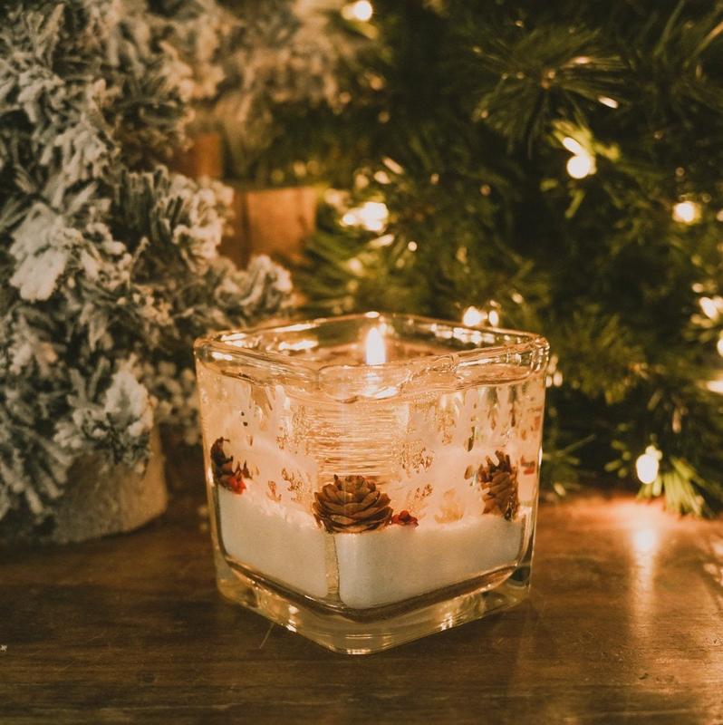 Winter Snow Gel Candle [IF CUSTOM , MESSAGE ME]