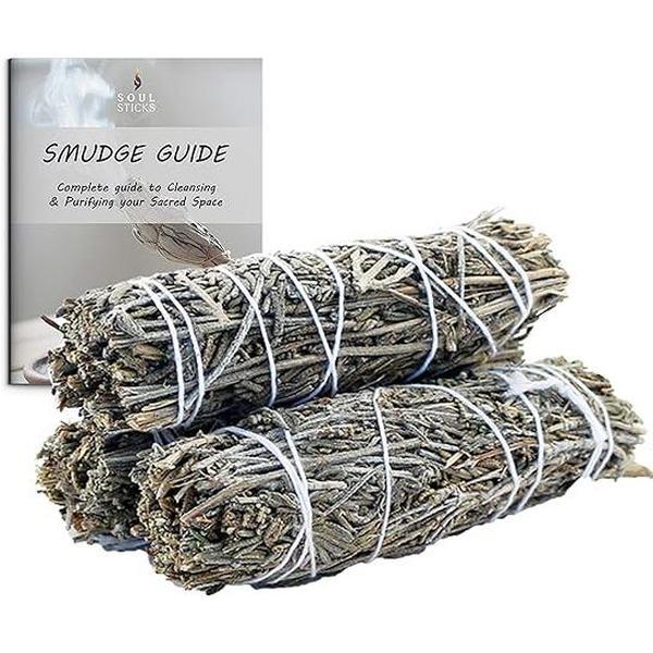 Lavender Sage Smudge Sticks with Smudge Guide (3 PK)