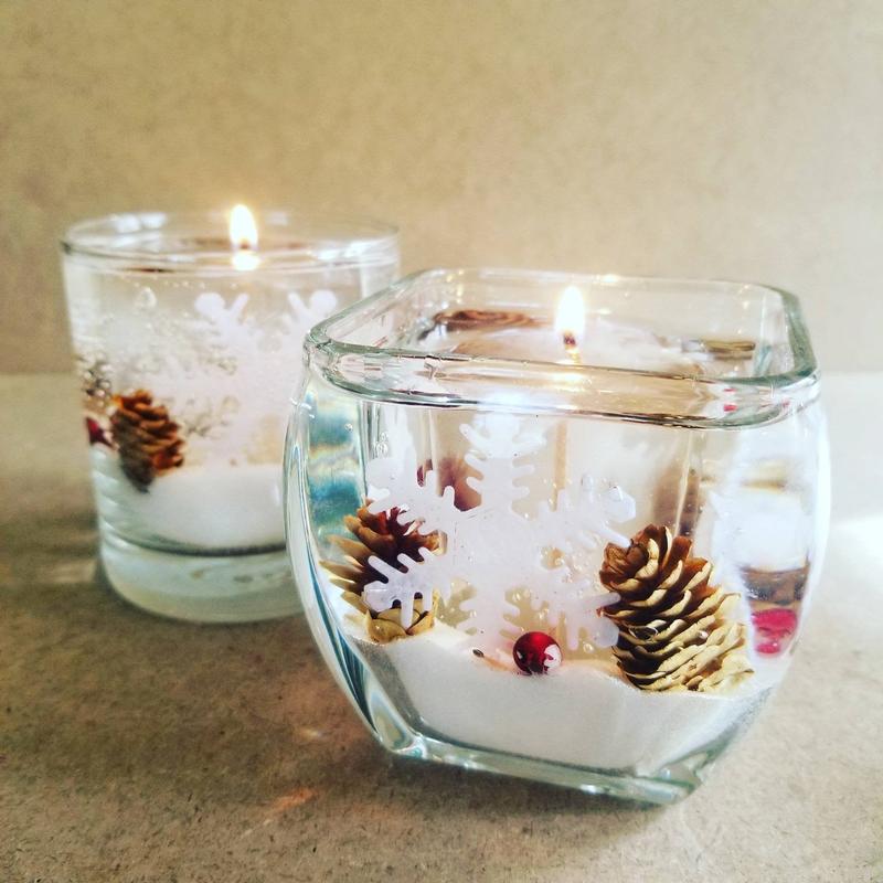 Winter Snow Gel Candle [IF CUSTOM , MESSAGE ME]