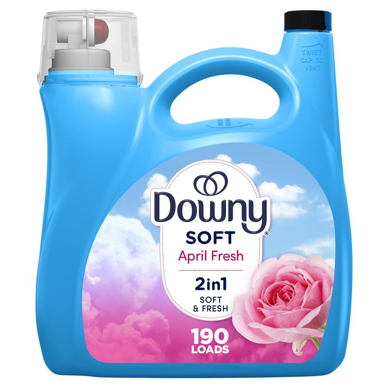 Downy Liquid Laundry Fabric Softener and Conditioner, April Fresh Scent, 140 Fl Oz, 190 Loads Procter & Gamble