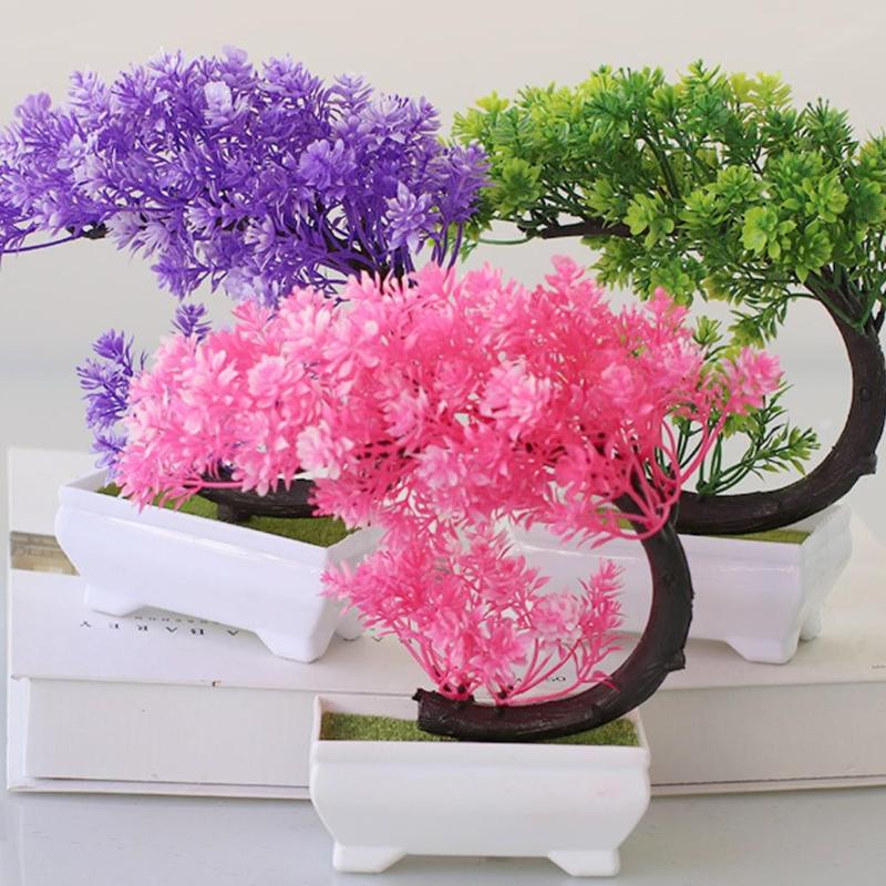 Artificial Potted Plant for Mean Girls Decorations, 1 Count Fake Potted Plant, Decorative Flowers & Plants For Home & Garden