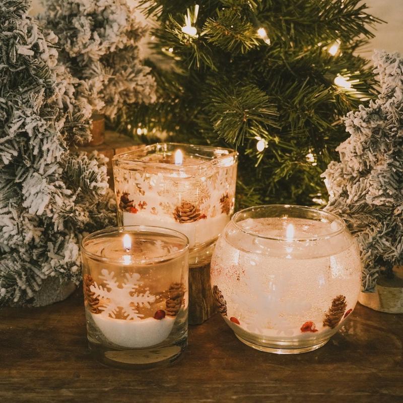 Winter Snow Gel Candle [IF CUSTOM , MESSAGE ME]