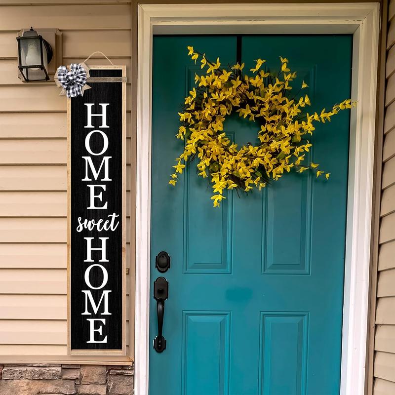 Outdoor 2in1 Welcome Sign for Front Porch Standing 45