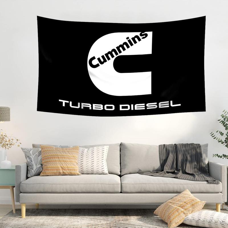 Cummins Music Album 3x5Ft Flag Rapper Tapestry Double Printing Wall Banner Decor Signs for Bedroom College Livingroom Banner