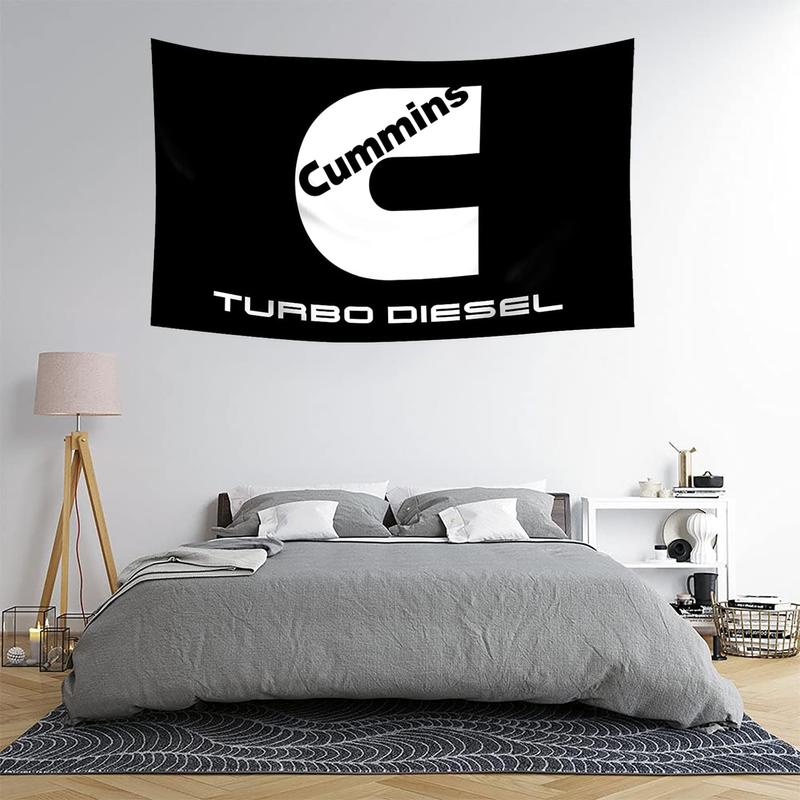 Cummins Music Album 3x5Ft Flag Rapper Tapestry Double Printing Wall Banner Decor Signs for Bedroom College Livingroom Banner