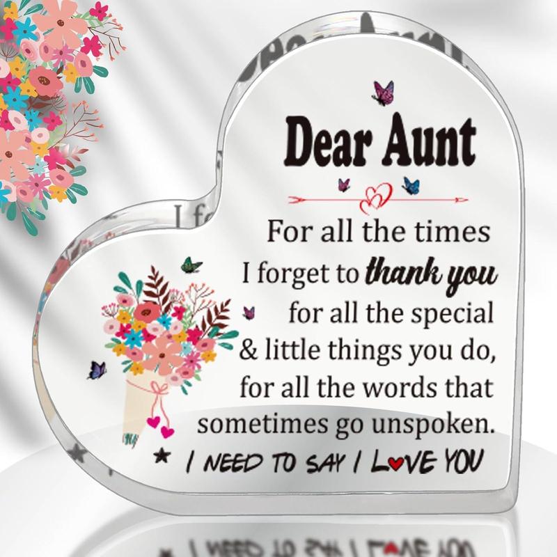 Aunt Gifts from Niece Nephew Best Aunt Ever Gifts for Mothers Day Birthday Gifts for Aunt, Thank You Aunt Gifts for Christmas