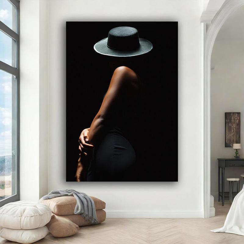 Black art, Black woman art, African American Art, Black Girl Art, Woman Art Decor, Modern Wall Art, Fashion Woman Art, Black girl Wall Art. UNFRAMED