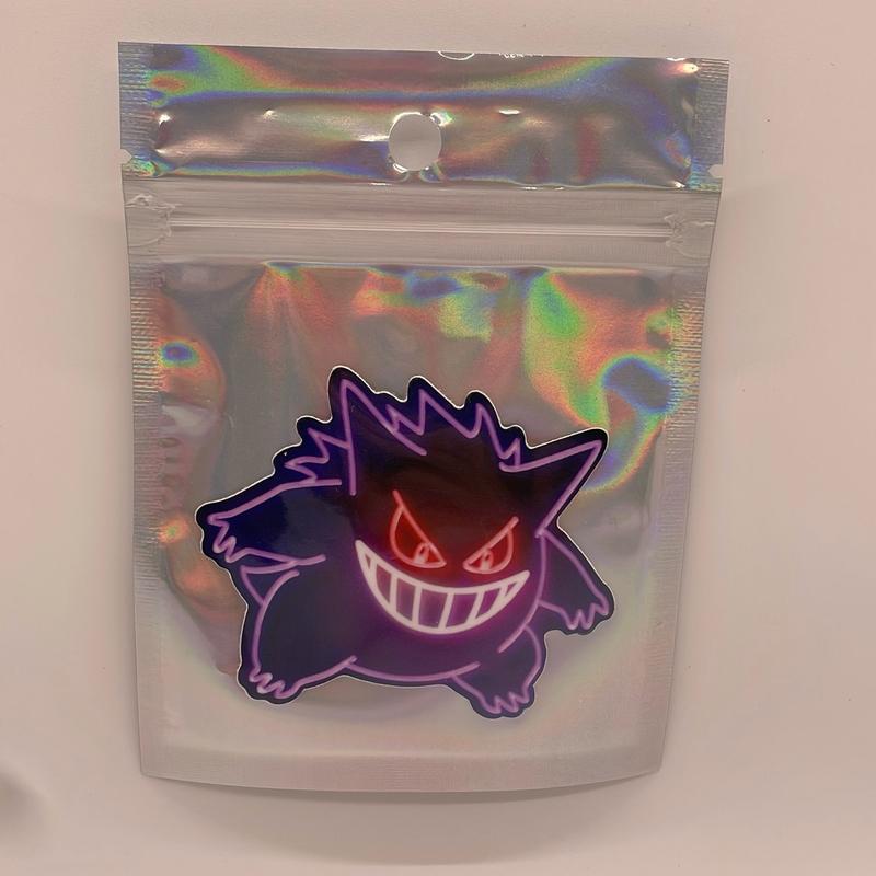 2.5” Neon Gengar Sticker Weather Proof Vinyl Sticker High Quality durable waterproof cup sticker