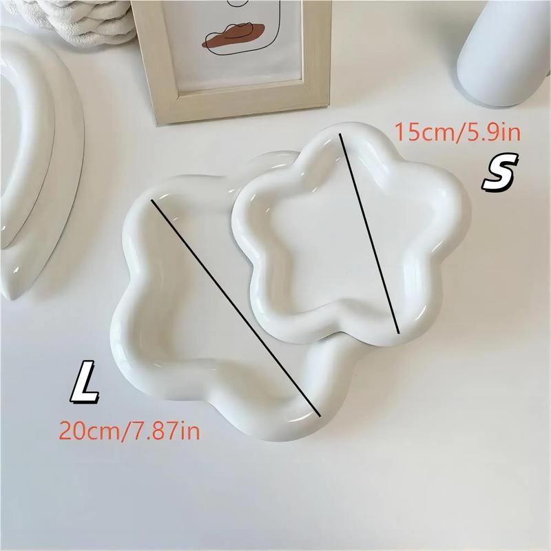 Summer Small Space Organizer, Bedroom Accessories Flower Shaped Jewelry Tray, Creative Room Organizer Jewelry Storage Holder for Vanity, Jewelry Organizer for, Summer Gifts, Girls Bedroom Furniture