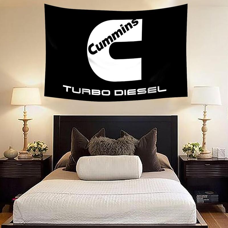 Cummins Music Album 3x5Ft Flag Rapper Tapestry Double Printing Wall Banner Decor Signs for Bedroom College Livingroom Banner