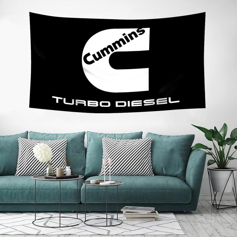 Cummins Music Album 3x5Ft Flag Rapper Tapestry Double Printing Wall Banner Decor Signs for Bedroom College Livingroom Banner