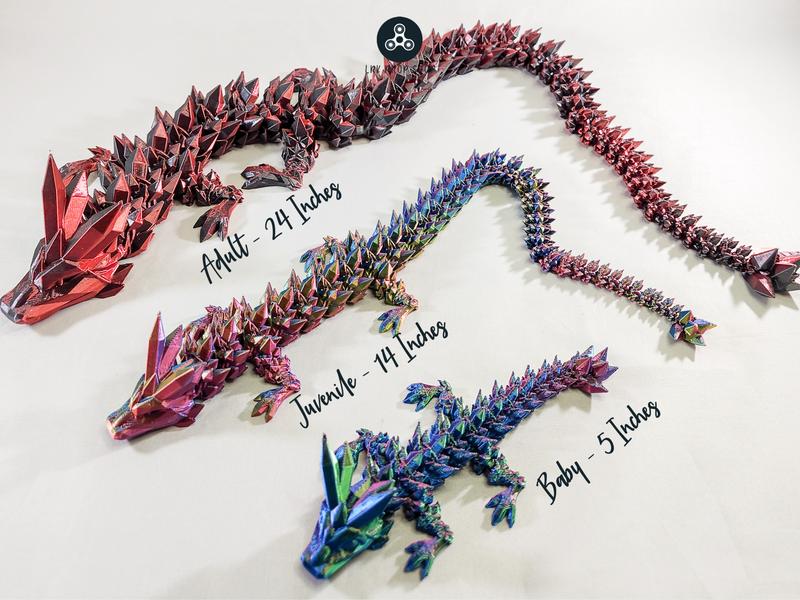 15 Inch Articulated Cherry Blossom Dragon Figurine WITH EGG - Cherry Blossom Dragon and Egg