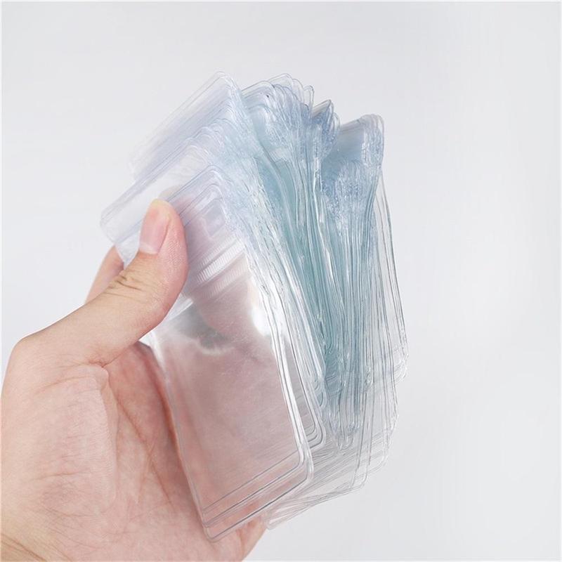 Clear Jewelry Storage Bag, 50pcs set Portable Waterproof Ziplock Storage Bag, Self Sealing Jewelry Organizer Pouch for Home & Travel