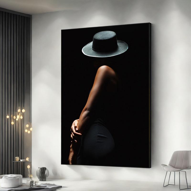 Black art, Black woman art, African American Art, Black Girl Art, Woman Art Decor, Modern Wall Art, Fashion Woman Art, Black girl Wall Art. UNFRAMED