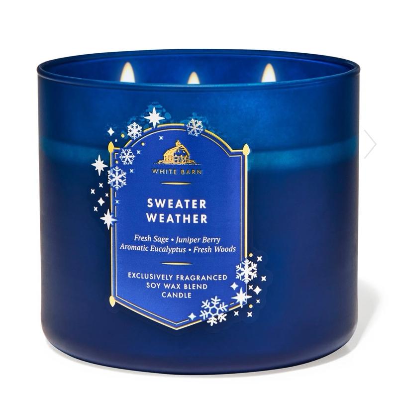 Sweater weather Bath & body works candles Freshener