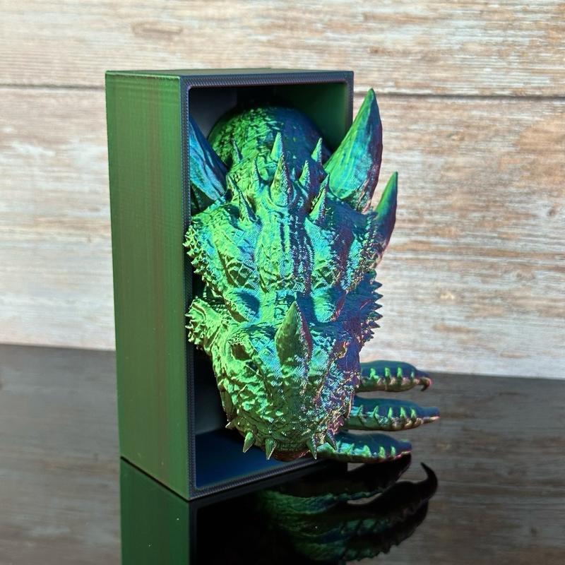 Emerging Dragon Claw and Tail Bookend Book Nook | Bookish Decor | Unique 3D Printed Gift book nook