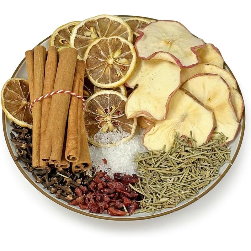 Simmer Pot Mix, Simmer Pot Kit，Cinnamon and Salt, Stovetop Simmering Kits for Gifts Bowl，Home Fragrance, Long-lasting Freshener simmer pot pots，Christmas Gift