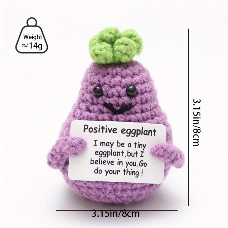 5 Count Mini Funny Positive Potato, Emotional Support Woven Decor, Pear, Potato, Duck, Cute Vegetable Dolls, christmas 2024 ornament