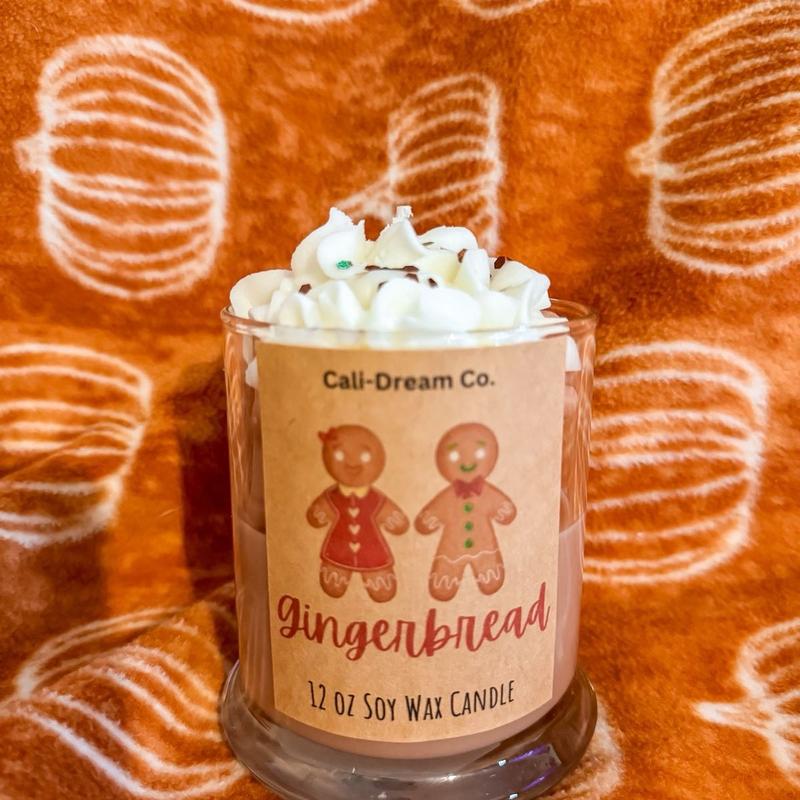 Gingerbread Whipped Soy Wax Candle