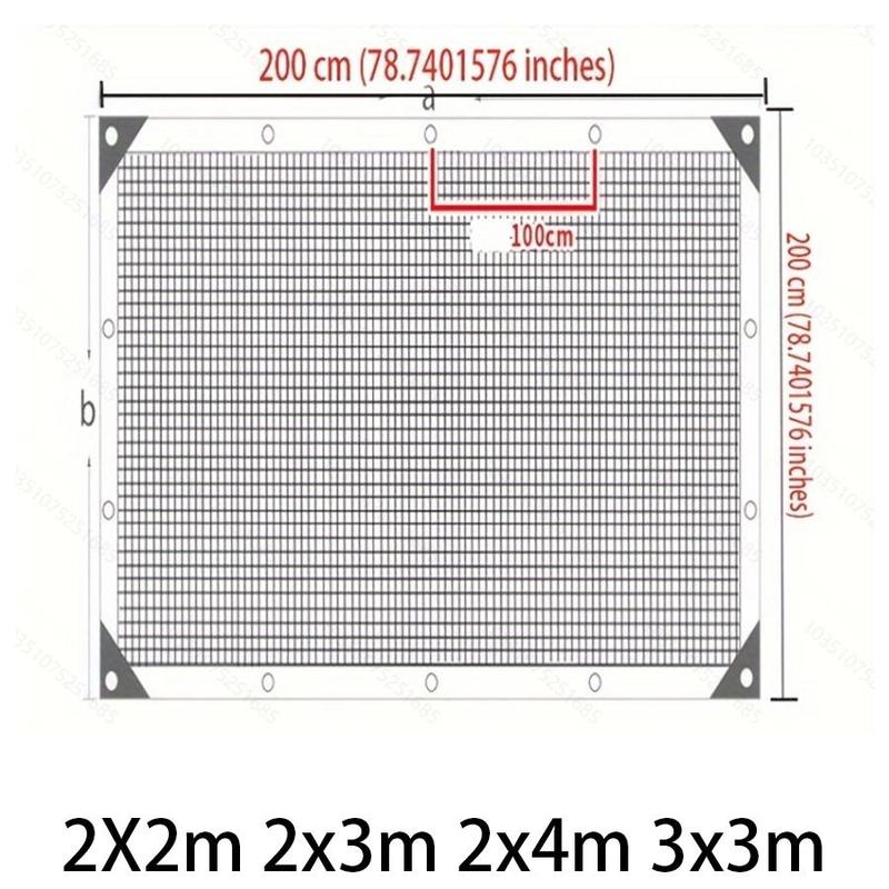 Transparent Rainproof & Sunshade Cloth, Lightweight Waterproof Rain Cover with Reinforced Corner, Clear Rain Cloth for Home Garden Balcony