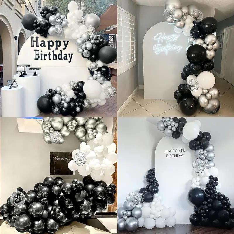 Balloon Garland Arch Kit, 110pcs Exquisite Multicolor Balloon Set, Latex Balloon for Birthday Party Festival Ceremony Graduation