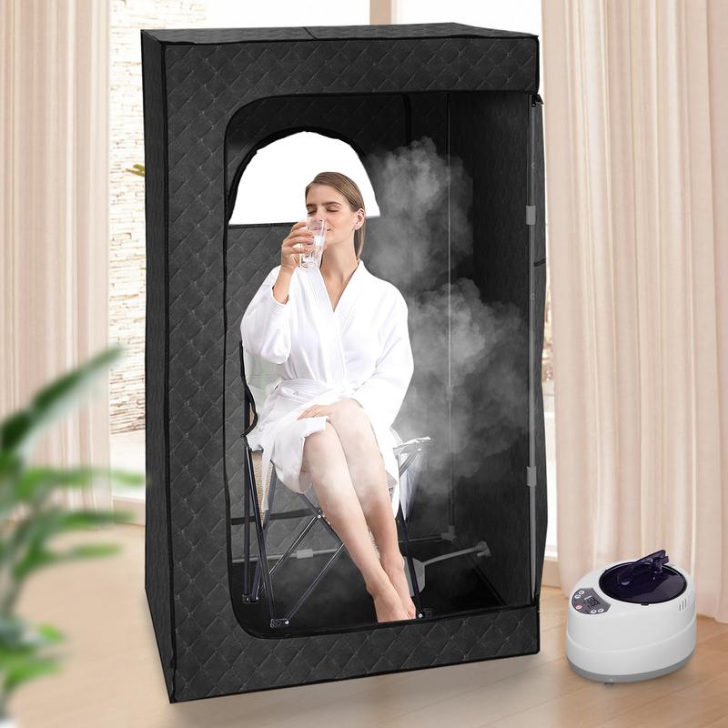 Richzz Portable Sauna Spa - Foldable Personal Sauna Box 2.6L - At Home Sauna Remote Control Sauna Tent for Home Indoor Women Men